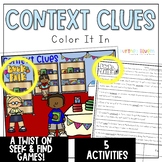 Context Clues Worksheets - Color It In
