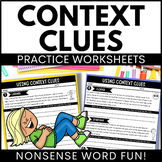 Context Clues Worksheets - Solving Nonsense Words