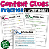Context Clues Worksheets: Practice Activities for 2nd and 