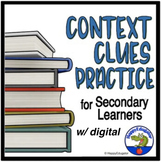 Context Clues Worksheets for Middle School High School Pri