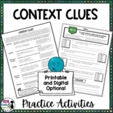 Context Clues Worksheets for Tier 2 Vocabulary Words - Pri
