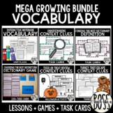 Context Clues and Using a Dictionary Mega Growing Bundle