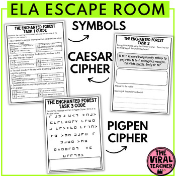 Escape Rooms for Kids Context Clues Reading Passages and 