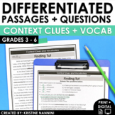 Context Clues and Vocabulary Differentiated Reading Compre