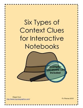 Preview of Context Clues for Interactive Notebooks