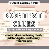 Context Clues for Middle and High School Speech Therapy