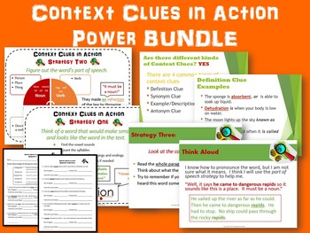 Preview of Context Clues in Action POWER BUNDLE
