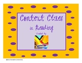 Context Clues in Reading! Chart and Sentence Handout