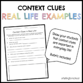 Context Clues in Real Life