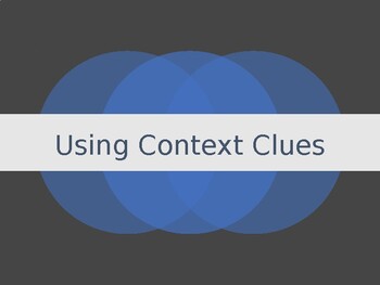 Context Clues power point with answer by TeachersRockon | TPT