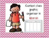 Context clues graphic organizer in Spanish/ Claves de contexto