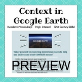Context in Google Earth--Academic Vocabulary