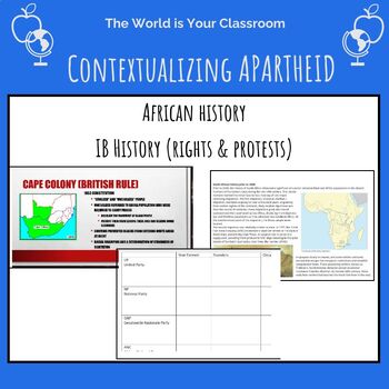 Contextualizing Apartheid: PowerPoint, Text, Questions, Video for IB ...