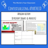 Contextualizing Apartheid: PowerPoint, Text, Questions, Vi