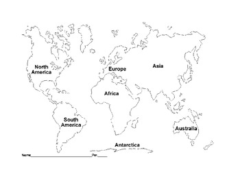 Continent Groups by Science Actress | TPT