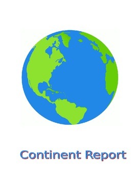 Preview of Continent Research Report Form