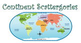 Continent Scatergories