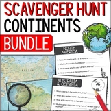 Atlas Scavenger Hunts Bundle - Continents & Countries Geog