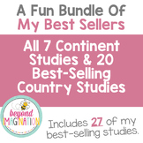 Continent Study Bundle + Top 20 Best-Selling Country Studies