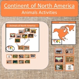 Continent of North America Animal activities