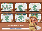 Continental Drift & Geological Periods Posters - Super Mario