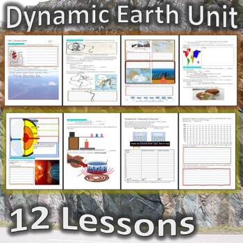 Preview of Continental Drift, Plate Tectonics, Earth Core, Plate Boundaries Unit