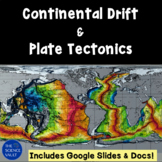Continental Drift & Plate Tectonics w Layers of Earth incl