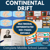 Continental Drift Theory Complete 5E Lesson Plan