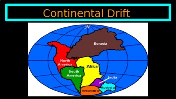 Preview of Continental Drift Webquest / Study guide