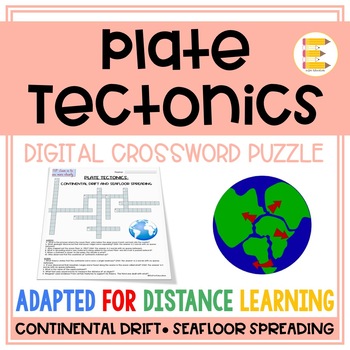 Preview of Continental Drift and Seafloor Spreading Digital Crossword Puzzle