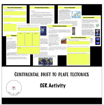 Continental Drift to Plate Tectonics | Digital Activity by teachwithempathy