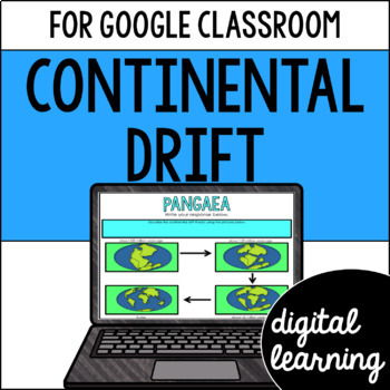 Preview of Continental drift and Pangaea activities for Google Classroom