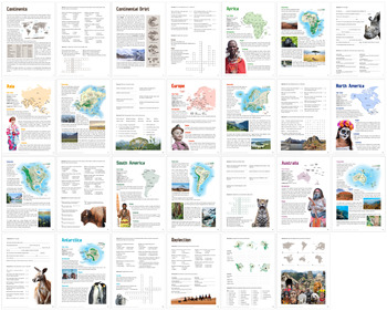 Continents by Thematic Worksheets | Teachers Pay Teachers