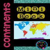 Continents Mini Book