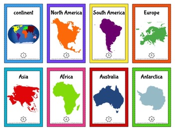 Continents PowerPoint by Mr Elementary | Teachers Pay Teachers