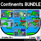 Continents BUNDLE Complete Unit for Early Readers - Asia, 