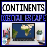 Continents DIGITAL ESCAPE ROOM for Google Drive® | World G