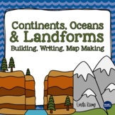 Landforms Activities, Map Skills, and Writing Project