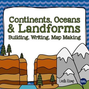 Preview of Landforms Activities, Map Skills, and Writing Project