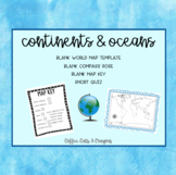 Continents & Oceans- Make Your Own Map!