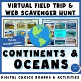 Continents & Oceans Virtual Field Trip Digital Resource Ac