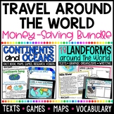 Continents, Oceans, & World Landforms BUNDLE!