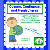 Continents, Oceans, and Hemispheres