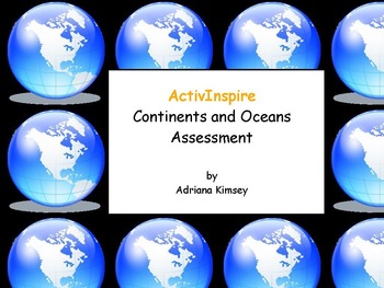 Preview of Continents and Oceans Assessment
