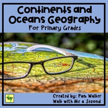Preview of Continents and Oceans Geography for Primary Grades