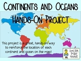 Continents and Oceans ~ Hands-On Project Idea ~ FREE!