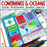 Continents and Oceans 1st & 2nd Grade Social Studies 3D Ma