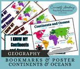 Continents and Oceans_Poster and Bookmarks