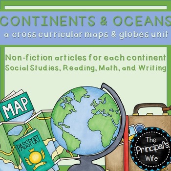 Preview of Continents and Oceans Unit