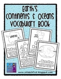 Continents and Oceans Vocabulary Book